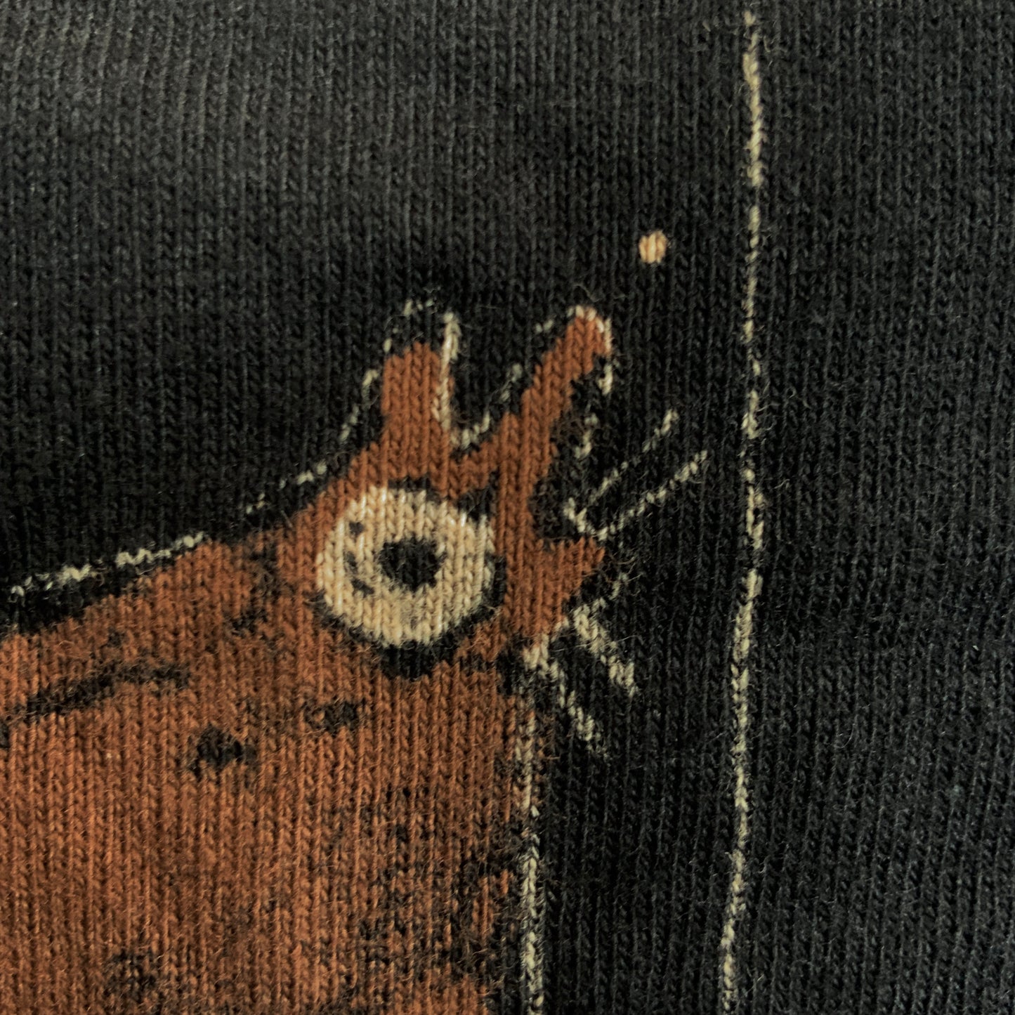 Spiral Tail Squirrel - Small Bleach-Painted T-Shirt