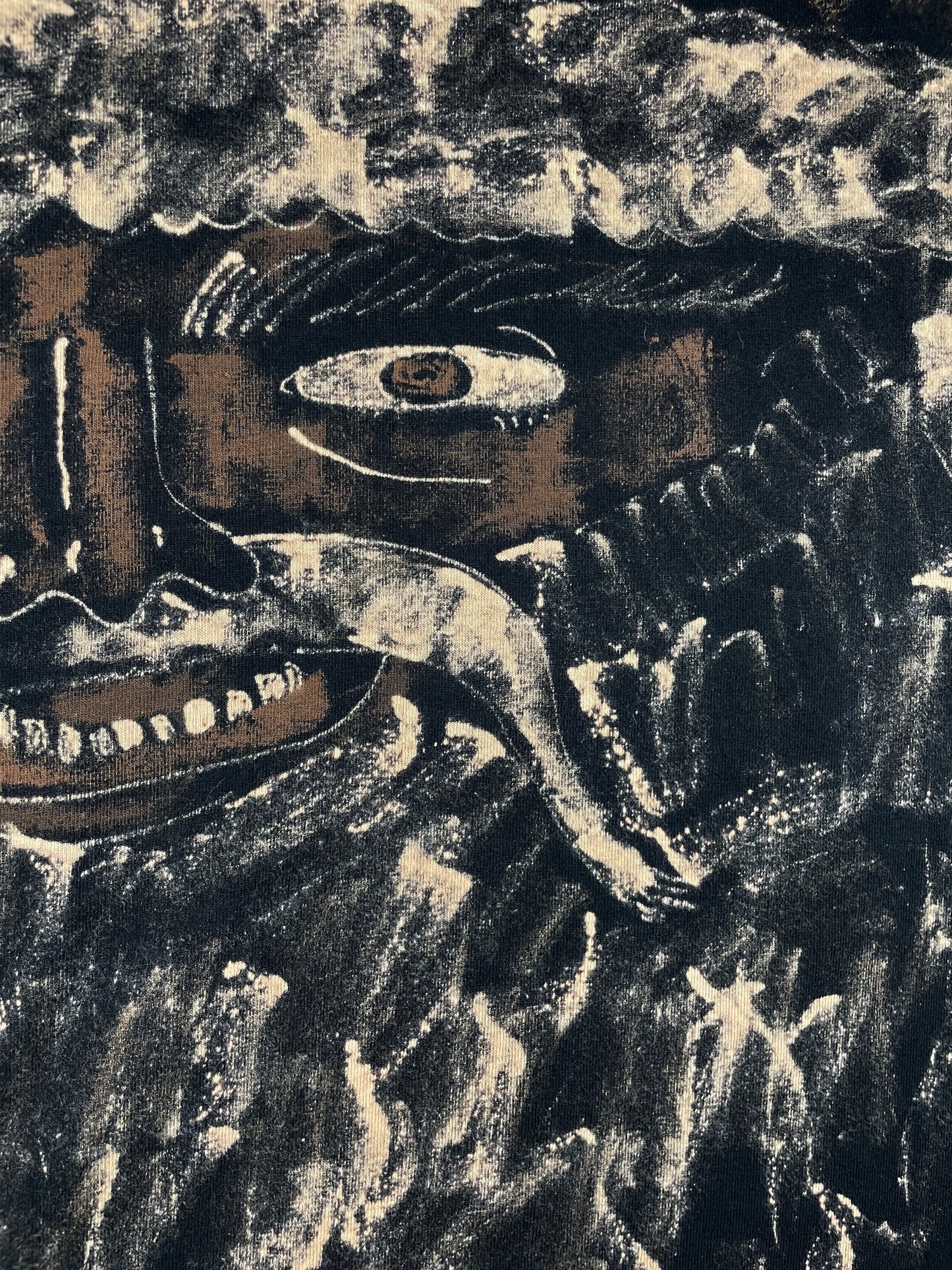 Super Mega Santa - XL Bleach-Painted T-Shirt