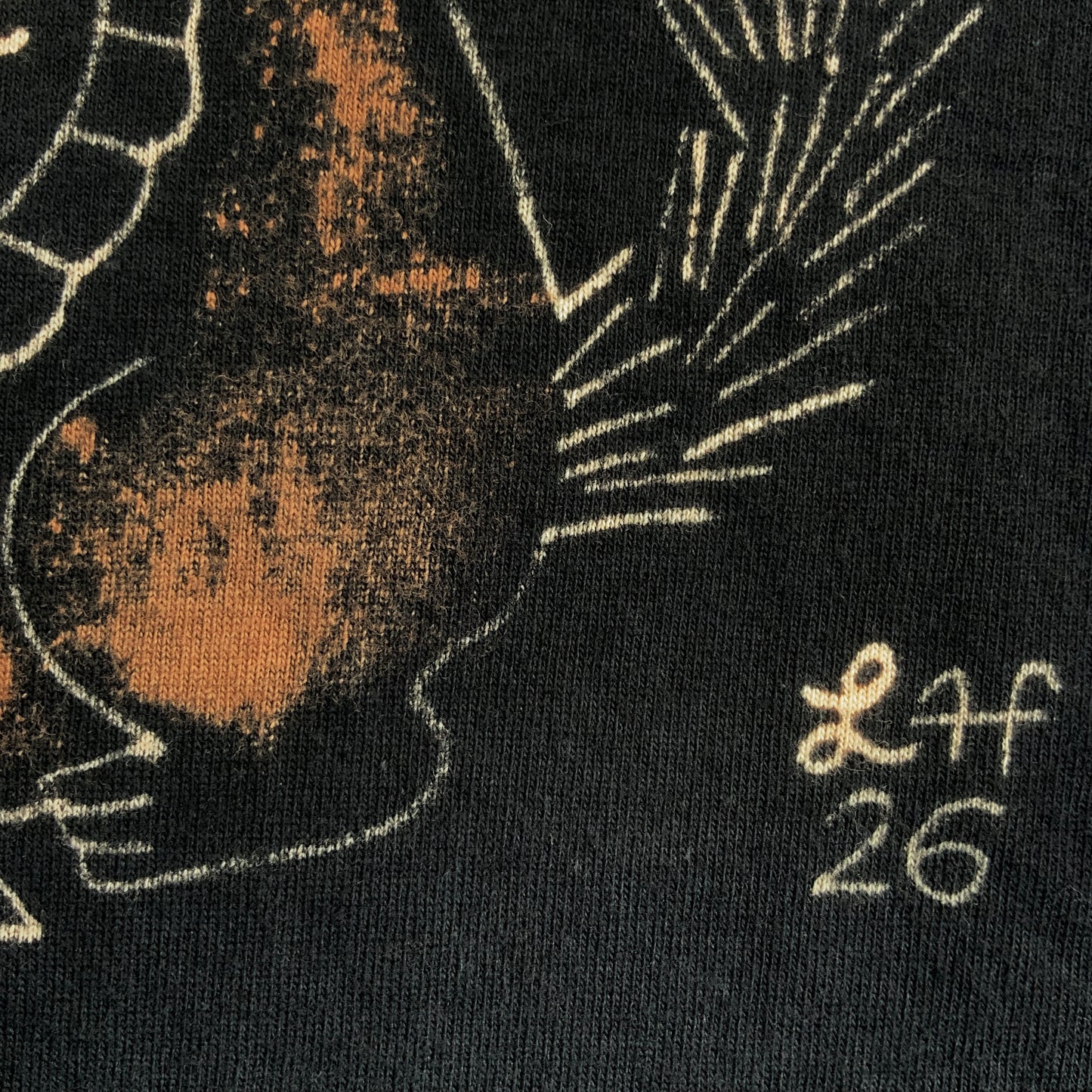 Champion Squirrel - Large Bleach-Painted T-Shirt