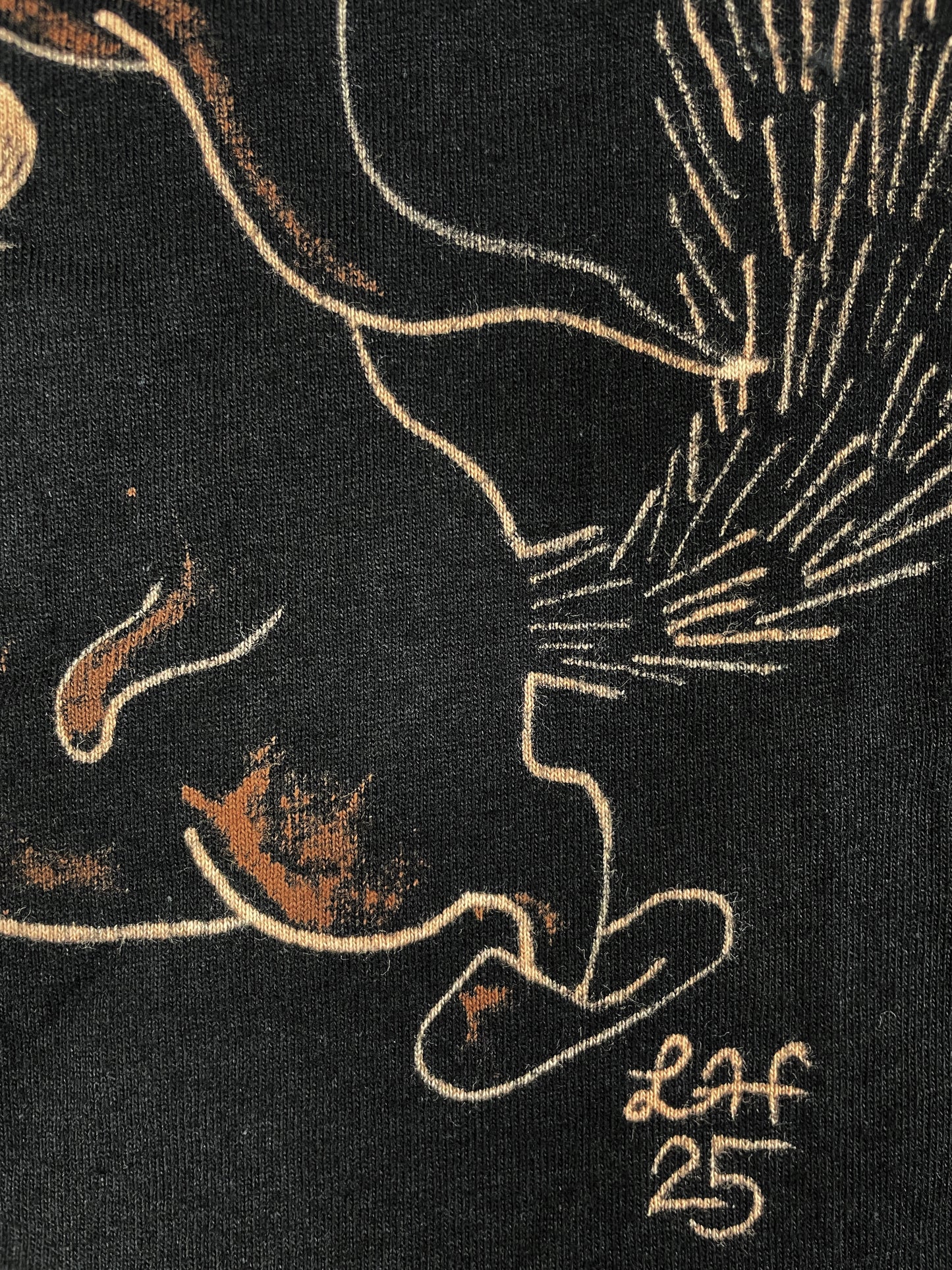 Ebenezer Squirrel - Small Bleach-Painted T-Shirt