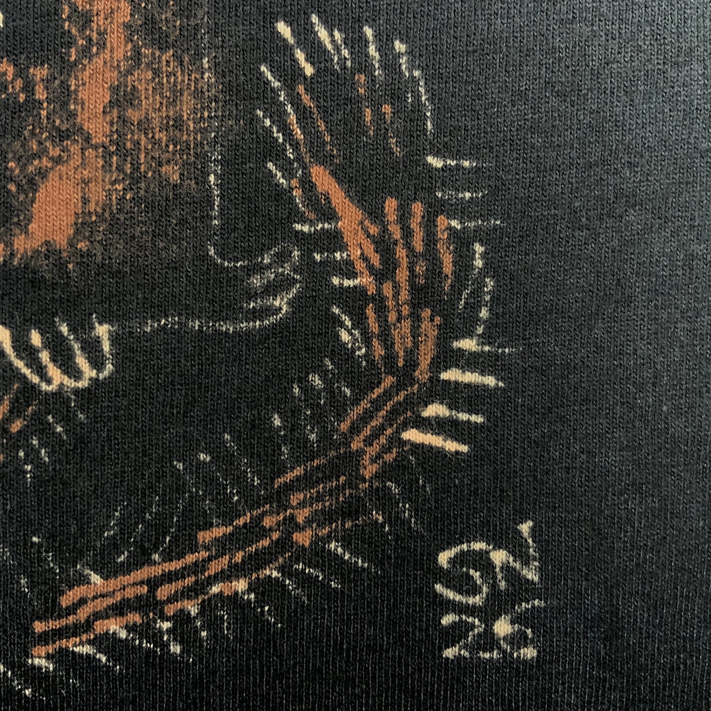 The Kiss - Large Bleach-Painted T-Shirt