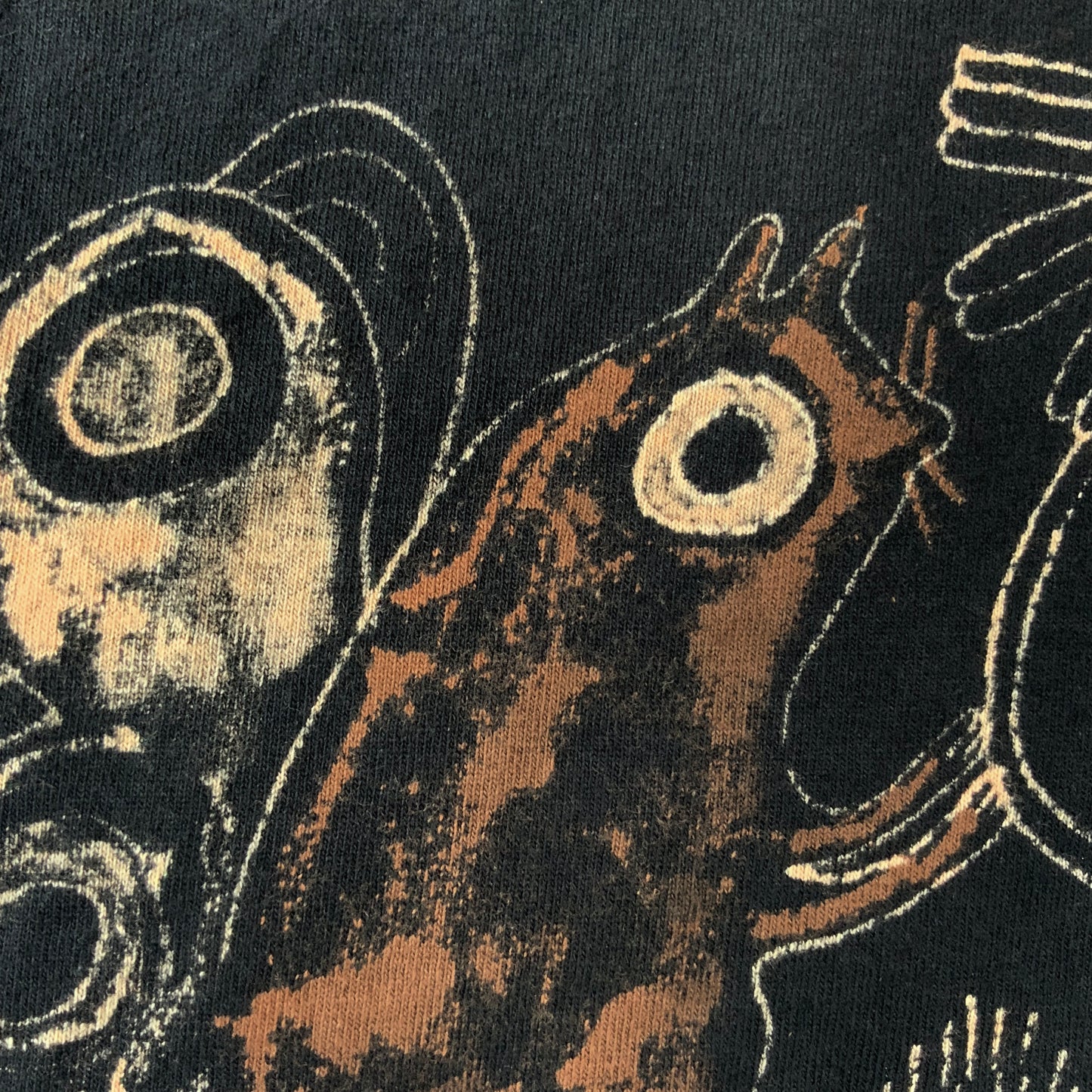 Fairy Squirrel - Small Bleach-Painted T-Shirt