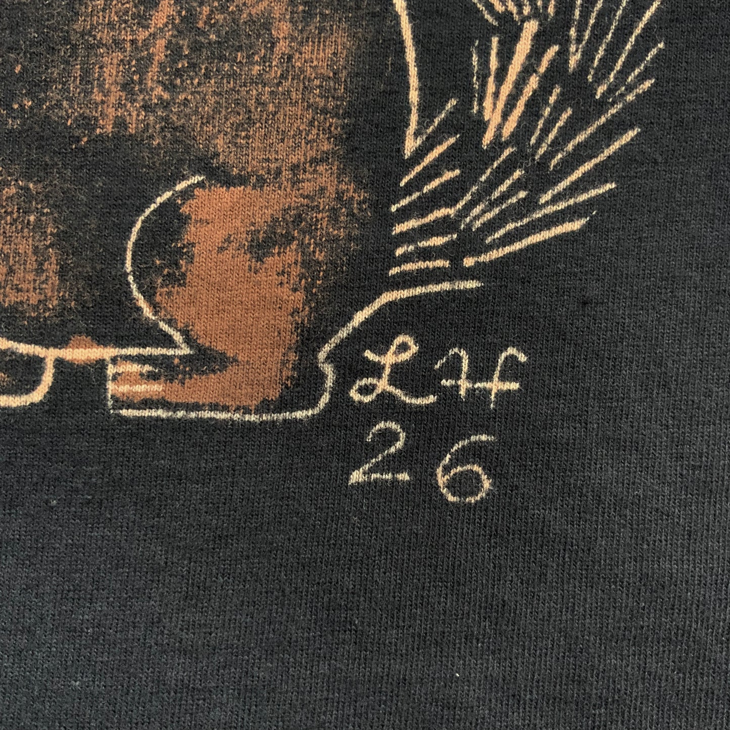 He Has Mange - Small Bleach-Painted T-Shirt