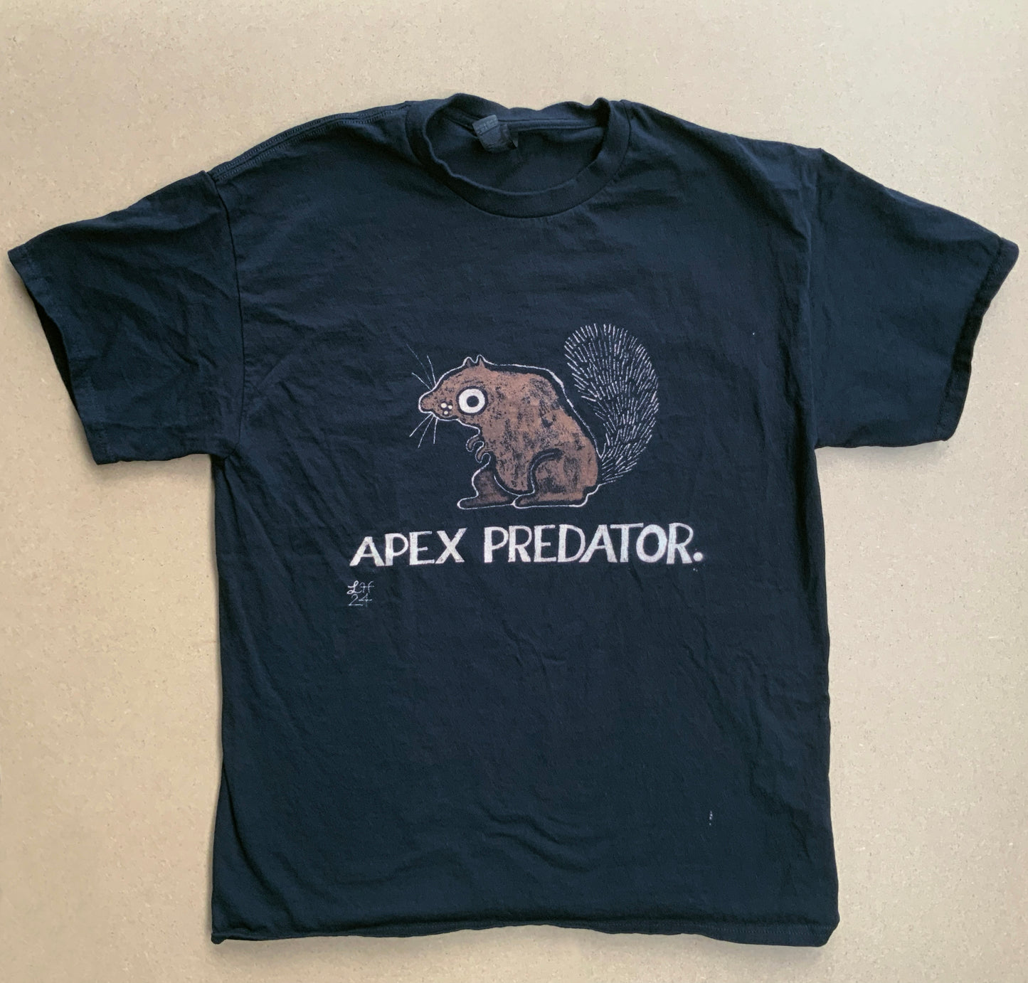 Apex Predator - Large Bleach Painted T-Shirt