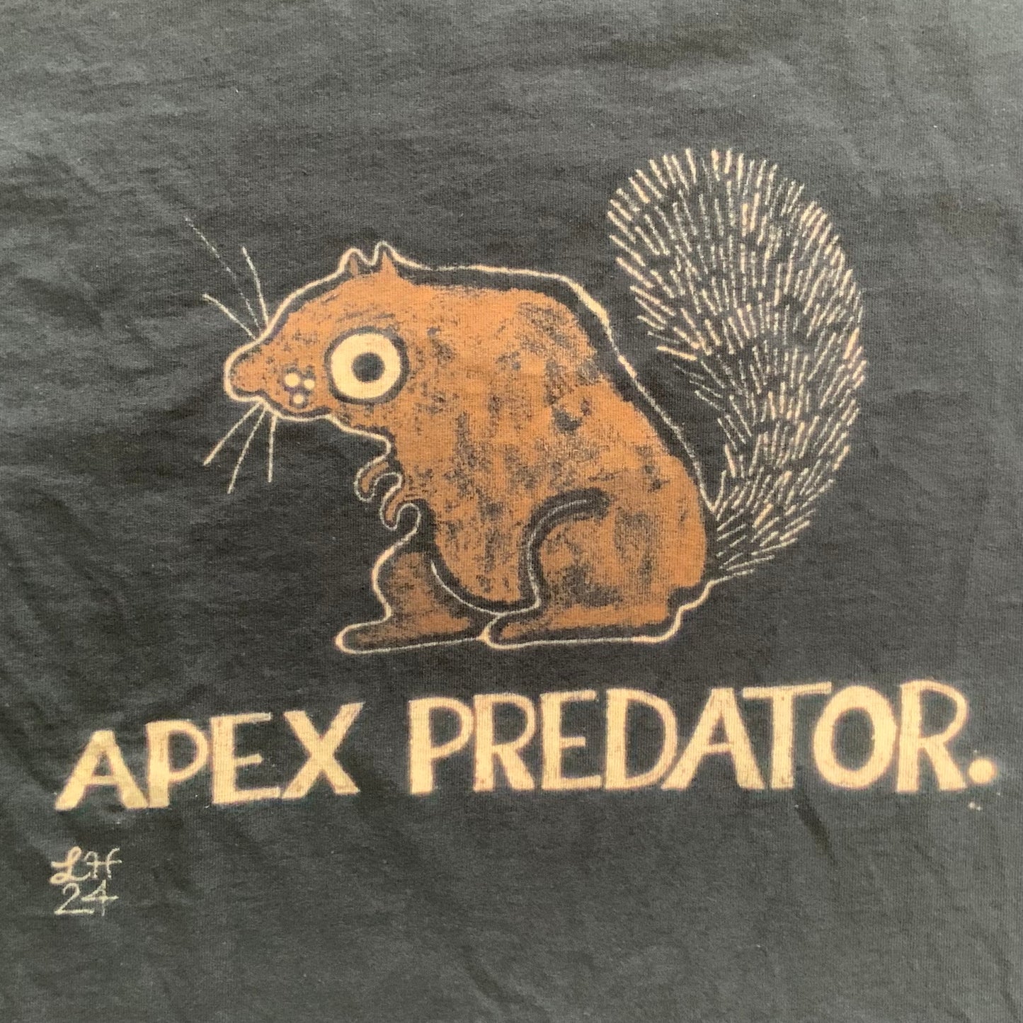 Apex Predator - Large Bleach Painted T-Shirt