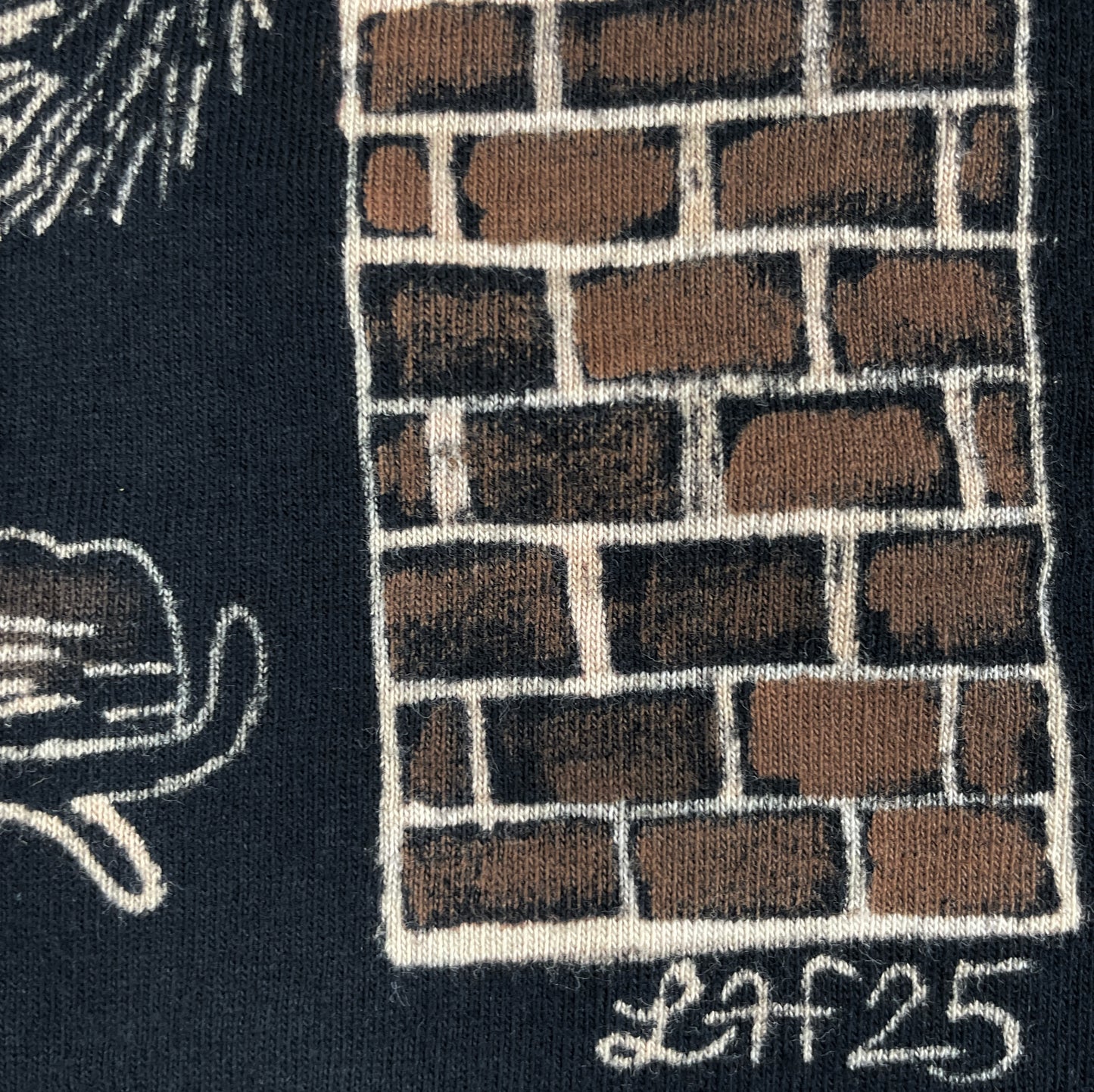 Intruder Squirrel - 3XL Bleach-Painted T-Shirt