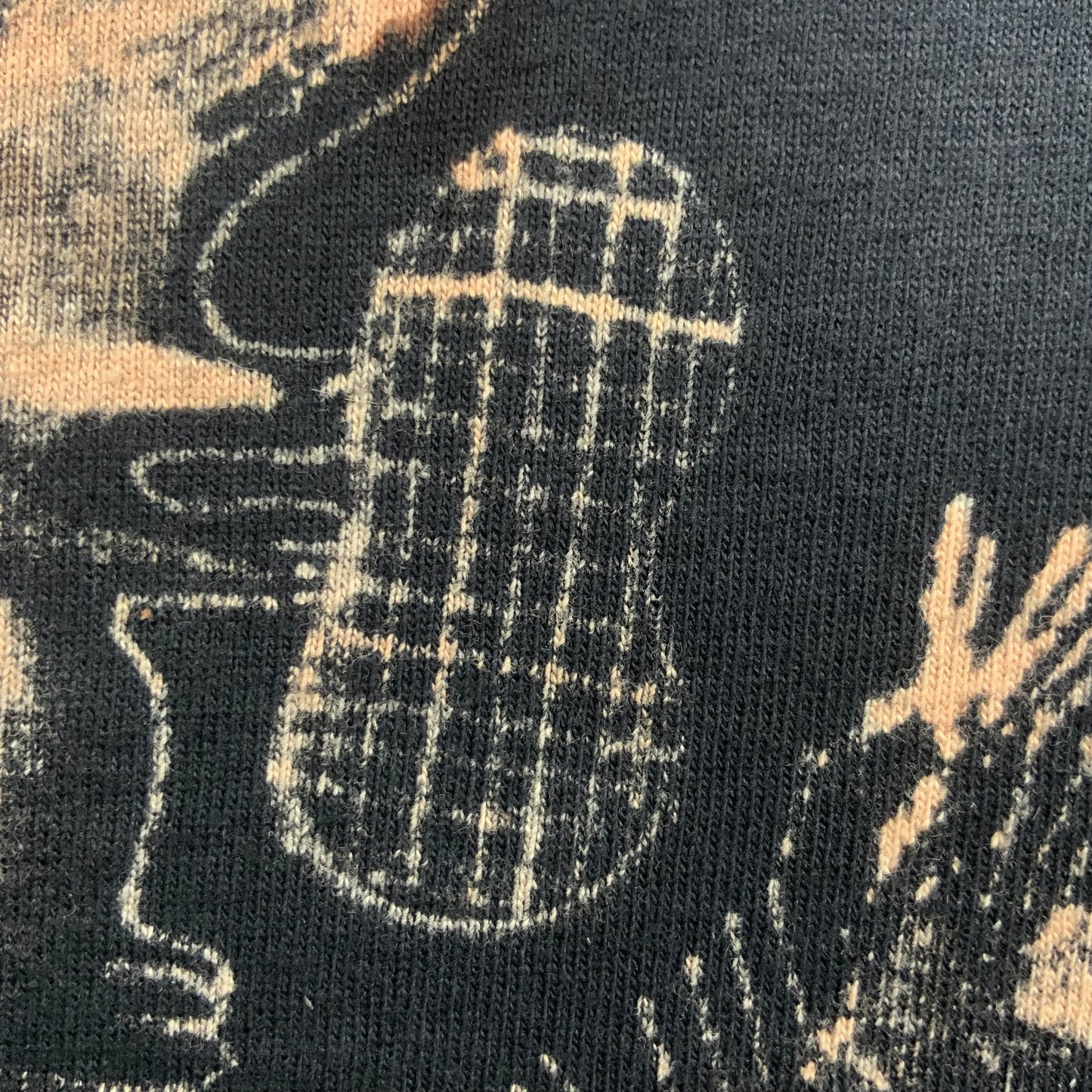 Albino Squirrel - Medium Bleach-Painted T-Shirt