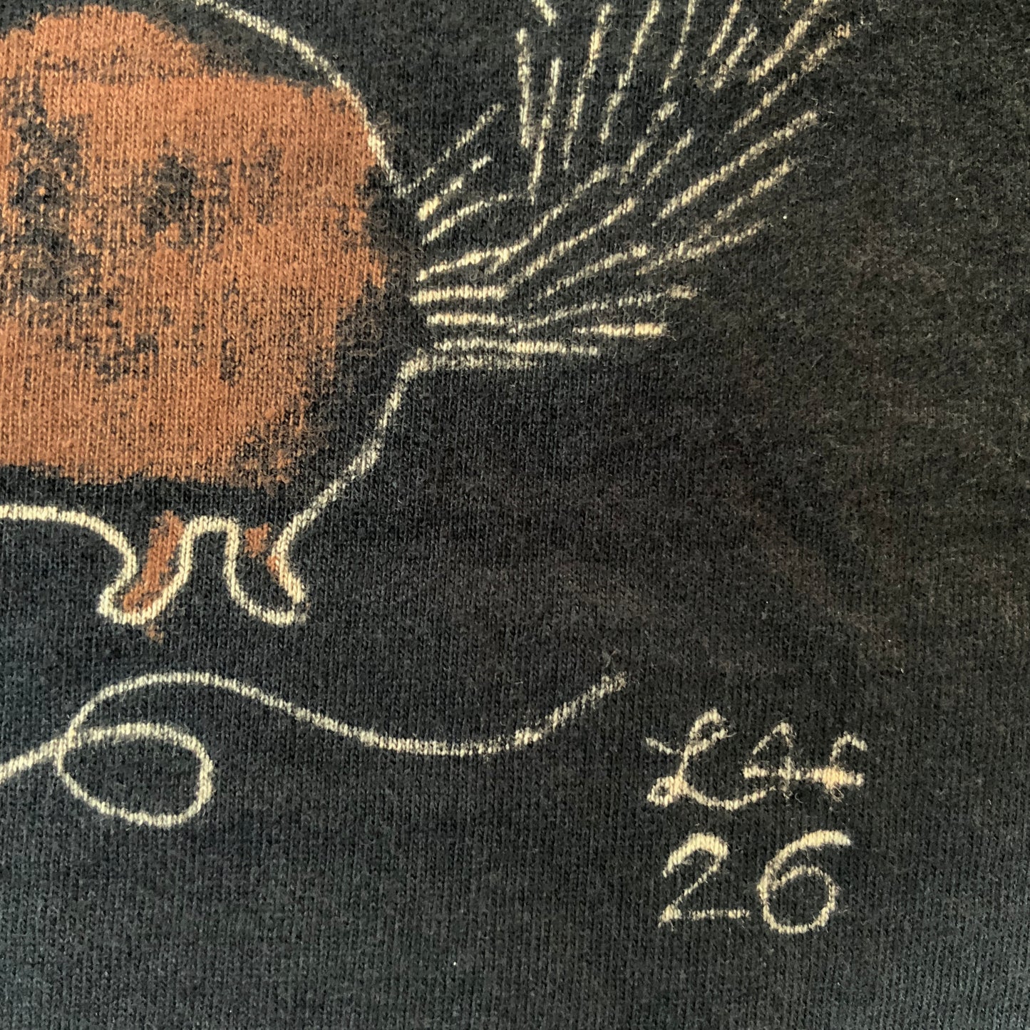 Party Squirrel - Large Bleach-Painted T-Shirt