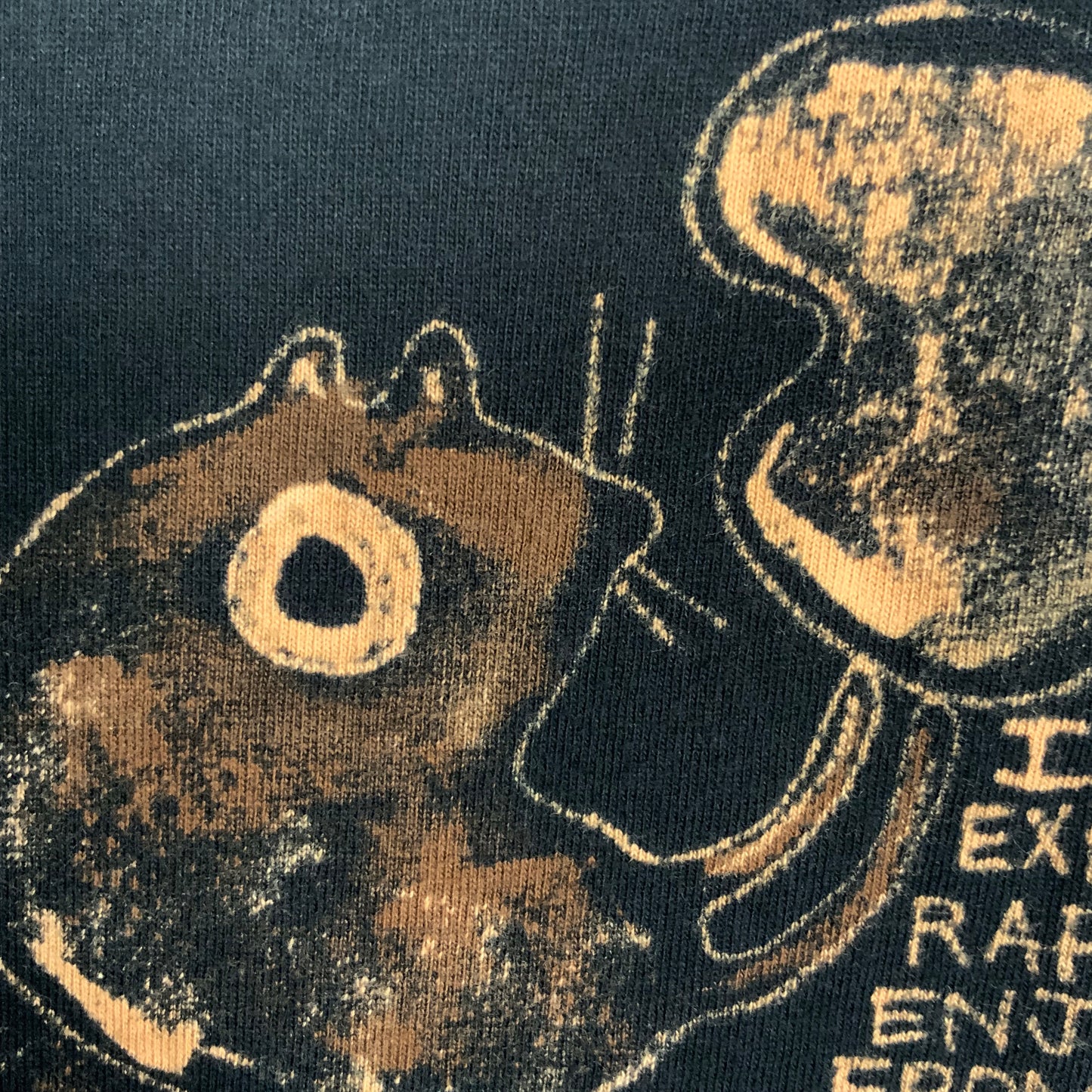 I Experience Rapturous Enjoyment From Eating Cashews - Medium Bleach-Painted T-Shirt