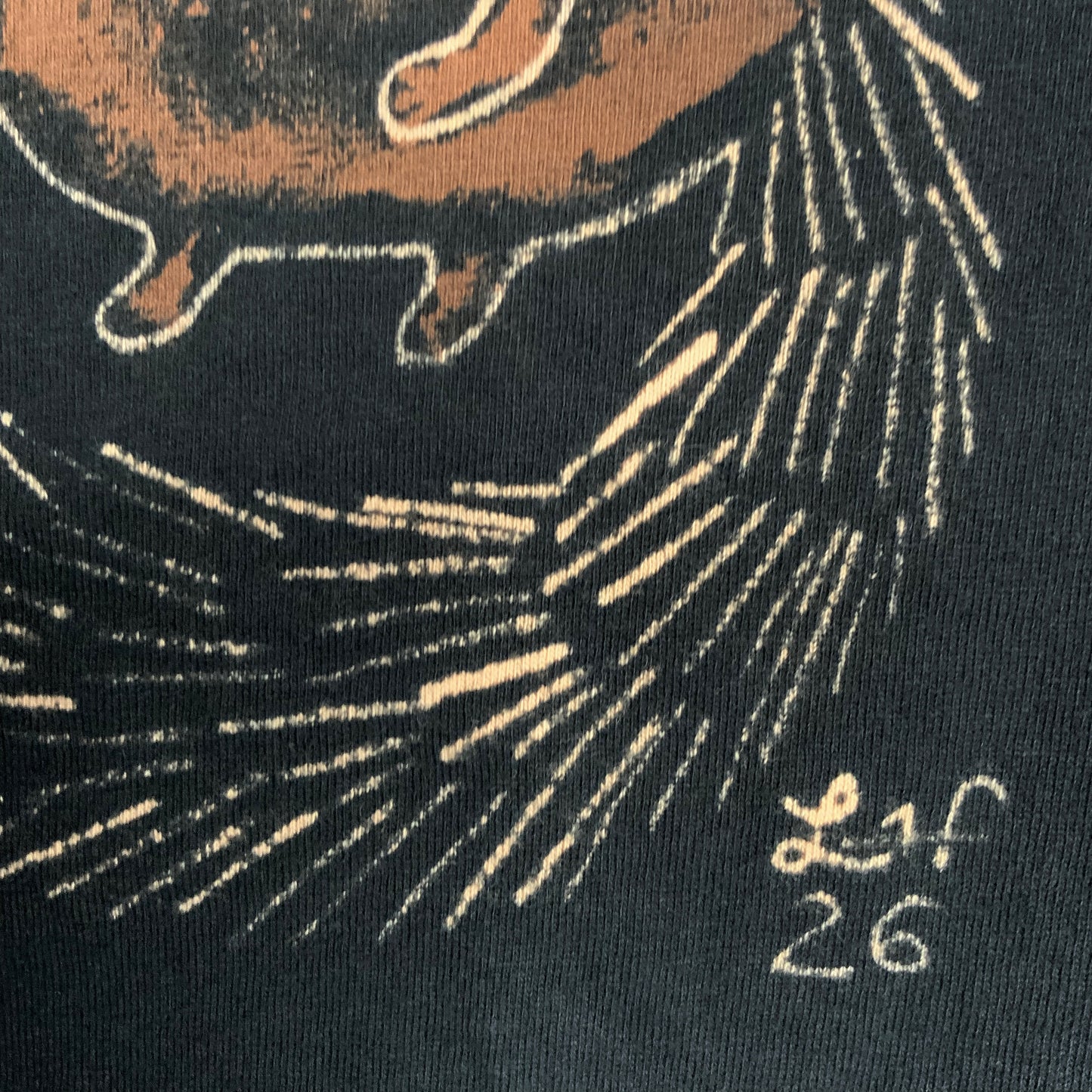 Martini Squirrel - 3XL Bleach-Painted T-Shirt