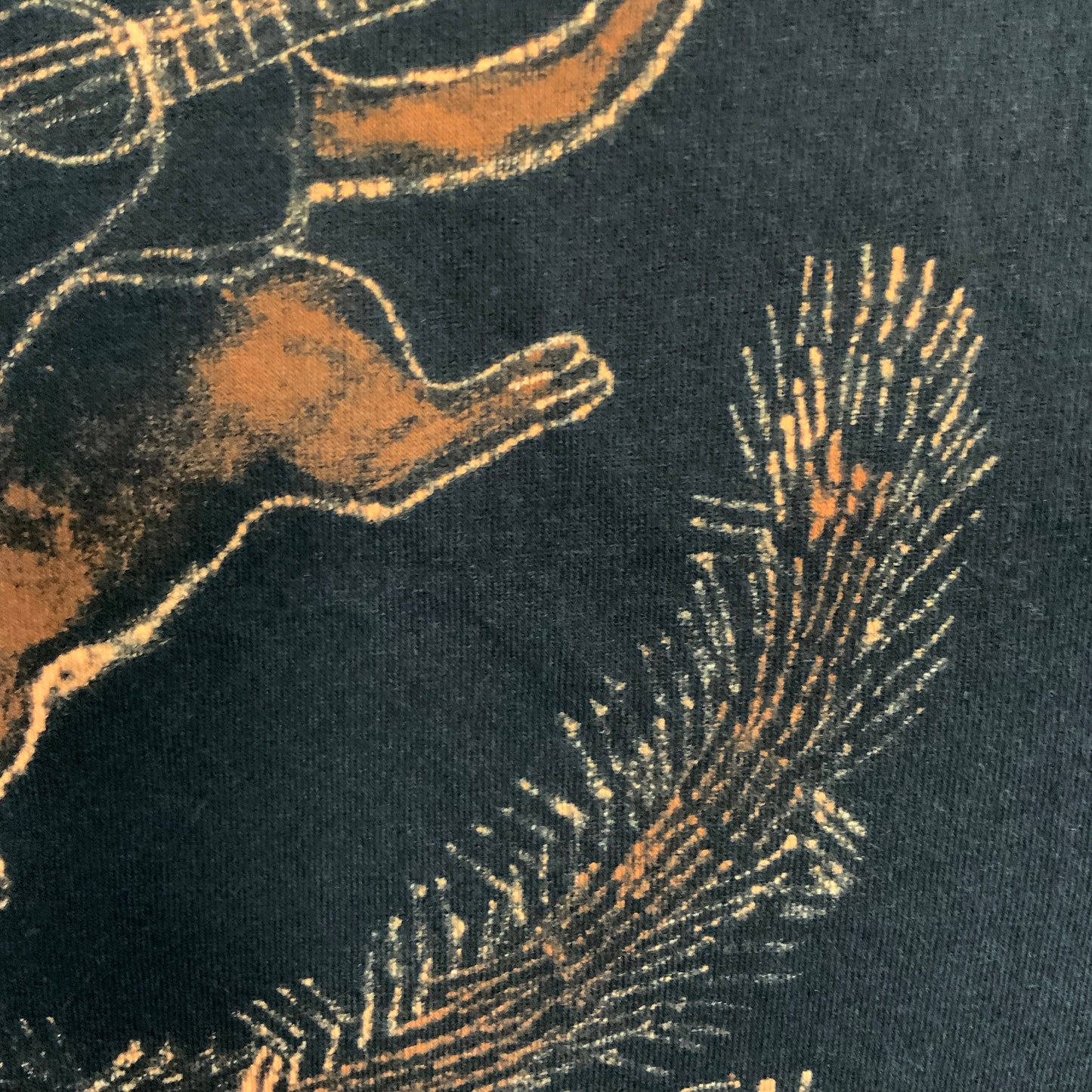 Guitar Squirrel - XL Bleach-Painted T-Shirt