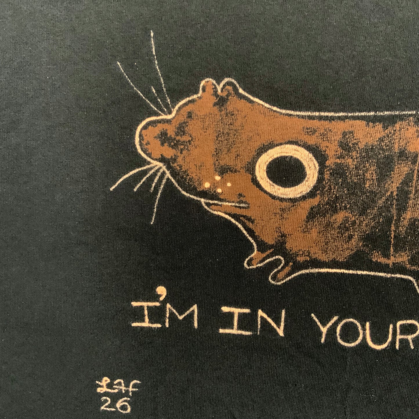 I’m In Your Attic - 2XL Bleach-Painted T-Shirt