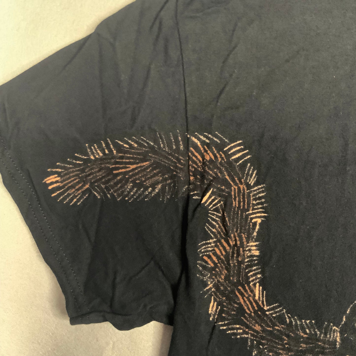 Human Appendages Squirrel - XL Bleach-Painted T-Shirt