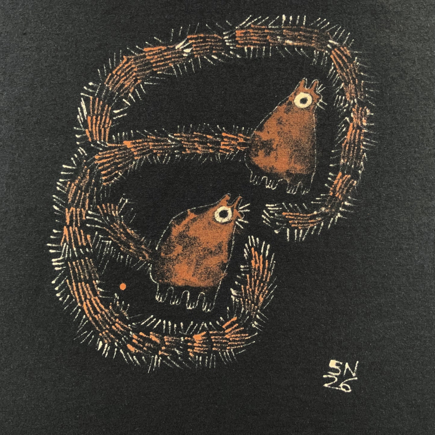 Tail Loop - 2XL Bleach-Painted T-Shirt