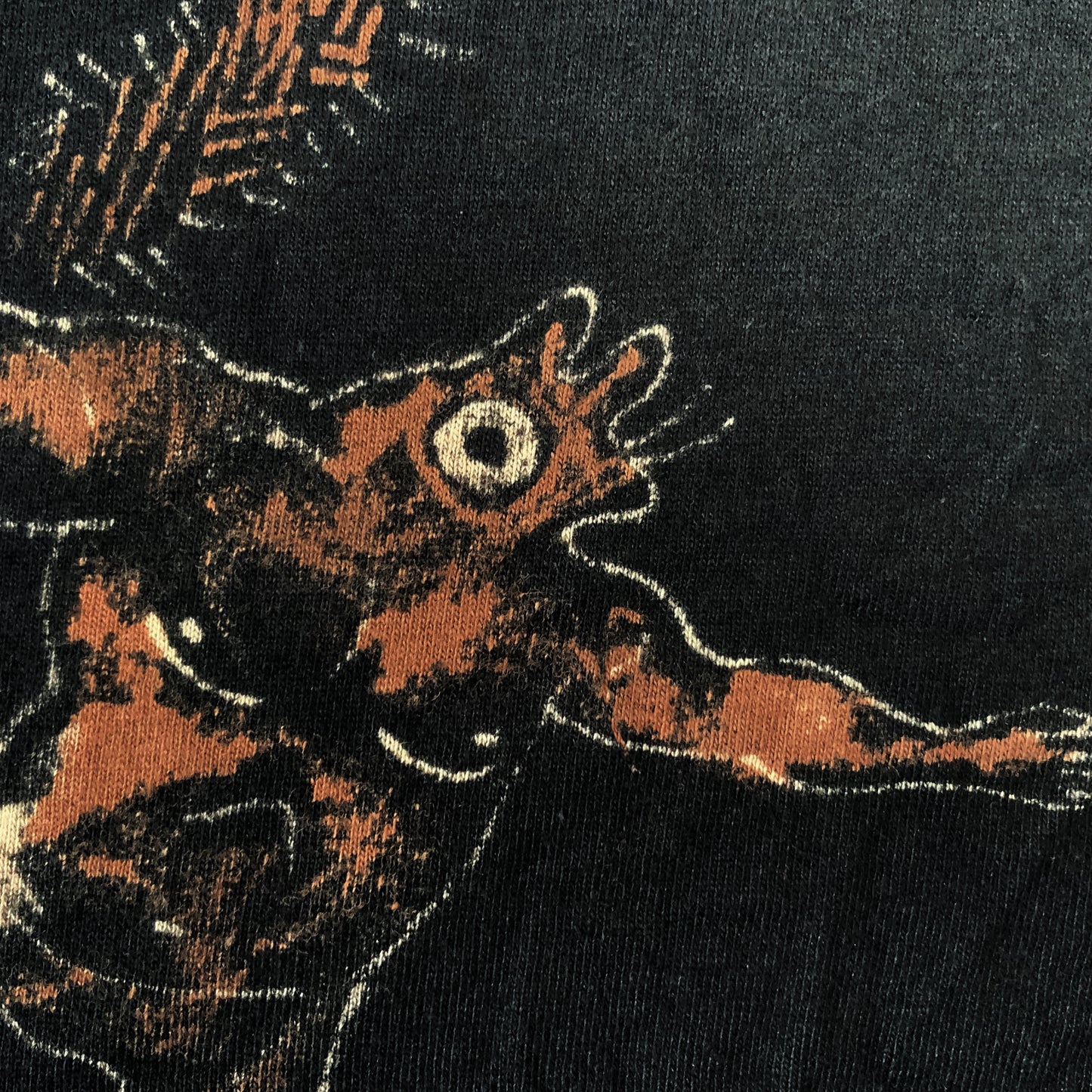 Wrestling Squirrels - 2XL Bleach-Painted T-Shirt