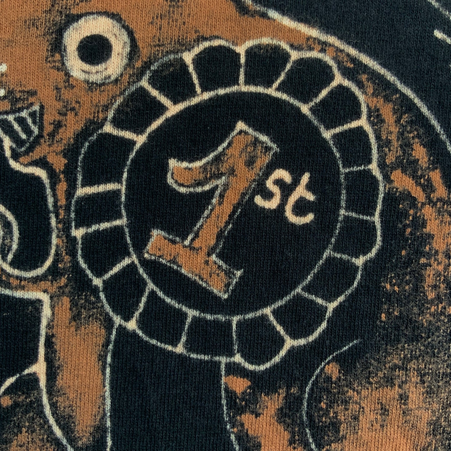 Champion Squirrel - Large Bleach-Painted T-Shirt