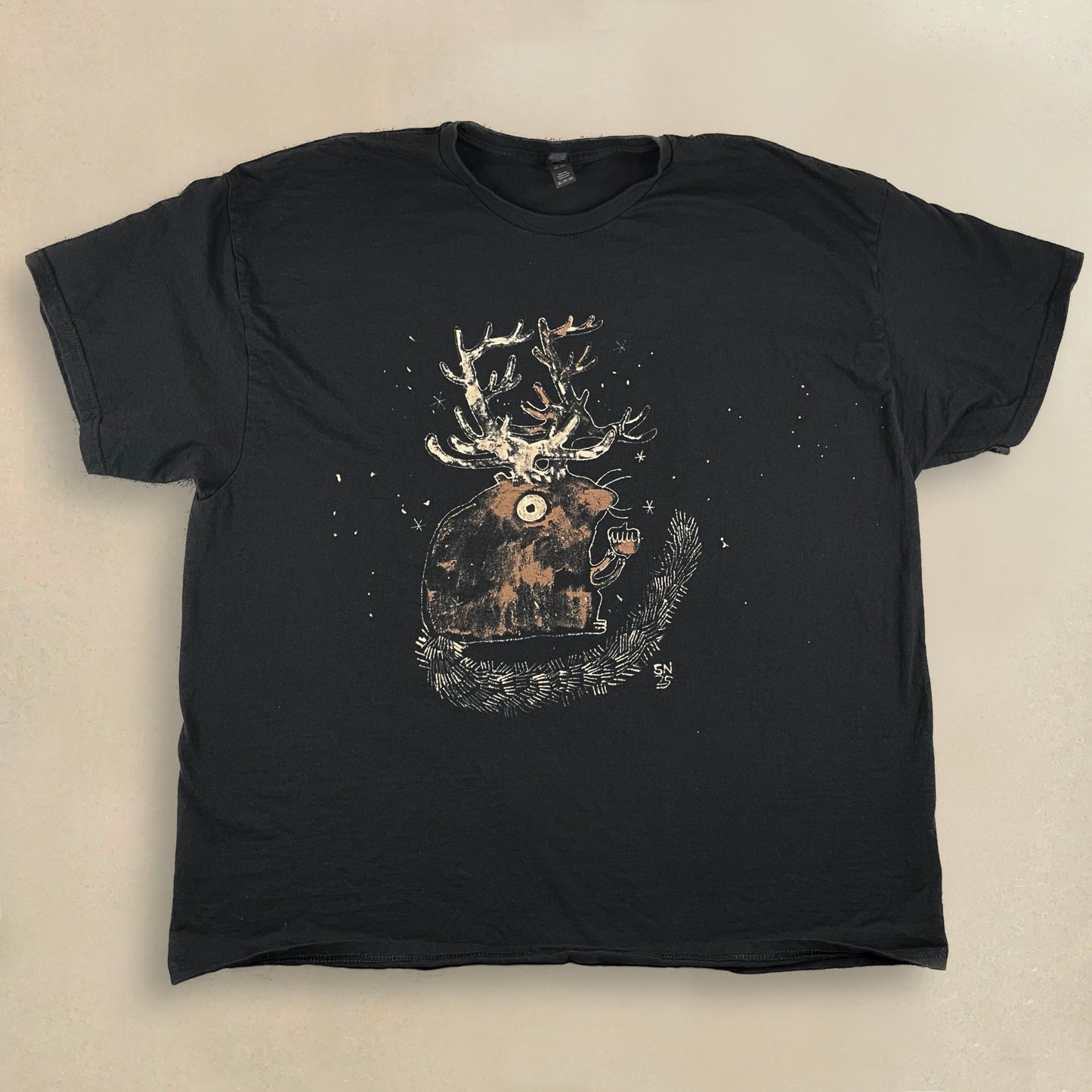 Squeindeer 2.0 - 3XL Bleach-Painted T-Shirt