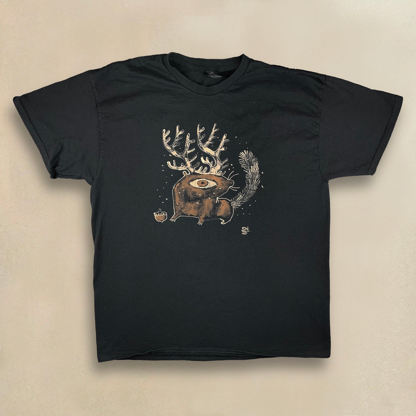 Squeindeer 2.0 - XL Bleach-Painted T-Shirt