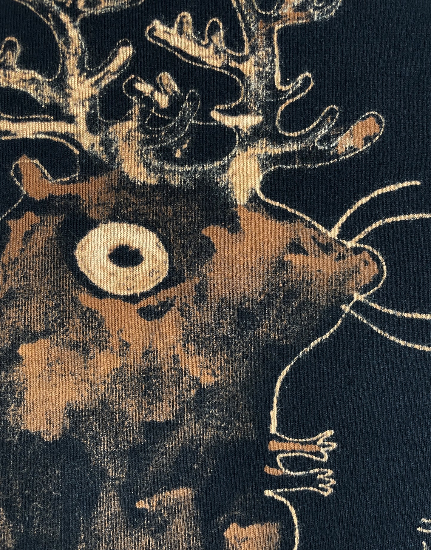 Squeindeer 2.0 - Medium Bleach-Painted T-Shirt