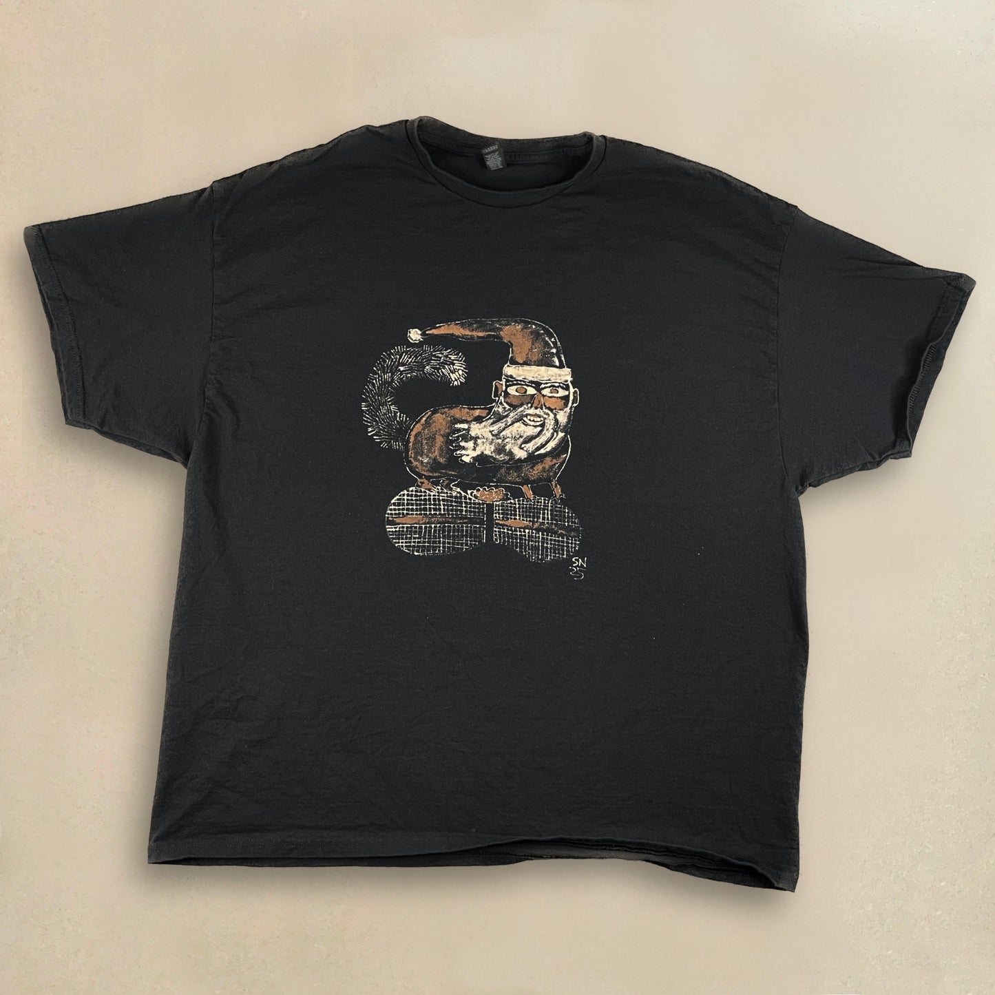 Squanta 2.0 - 3XL Bleach-Painted T-shirt