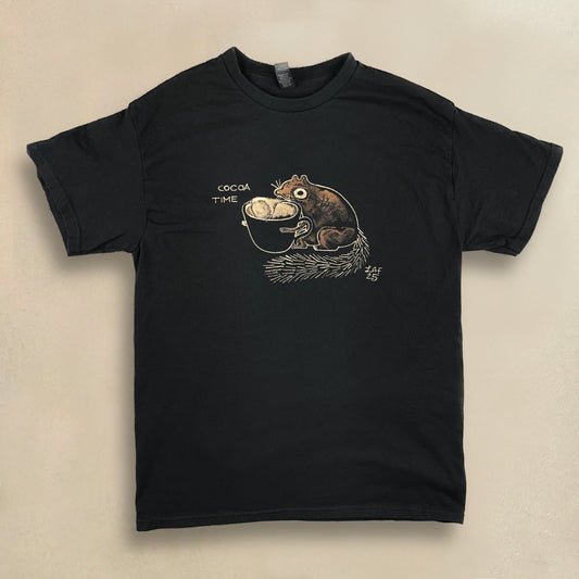 Cocoa Time - Medium Bleach-Painted T-Shirt