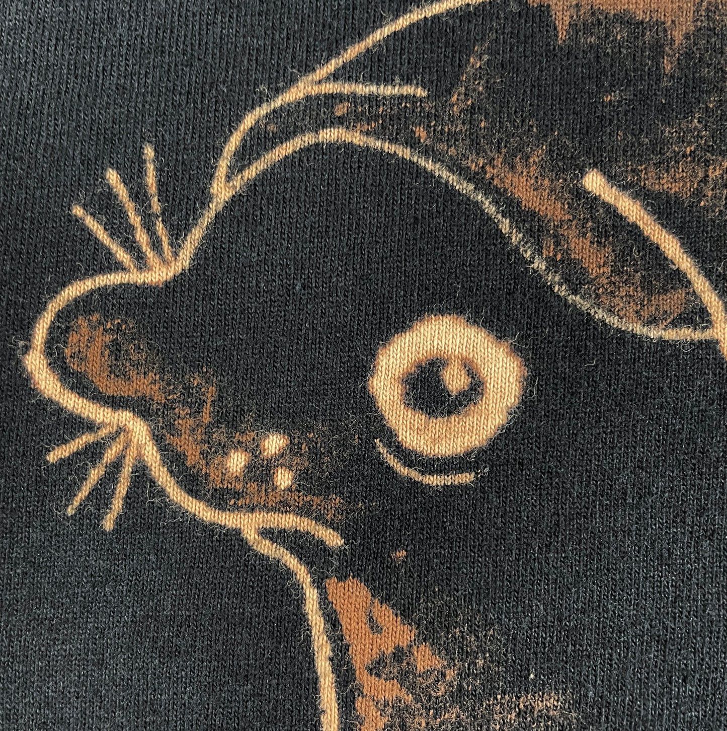 Ebenezer Squirrel - Medium Bleach-Painted T-Shirt