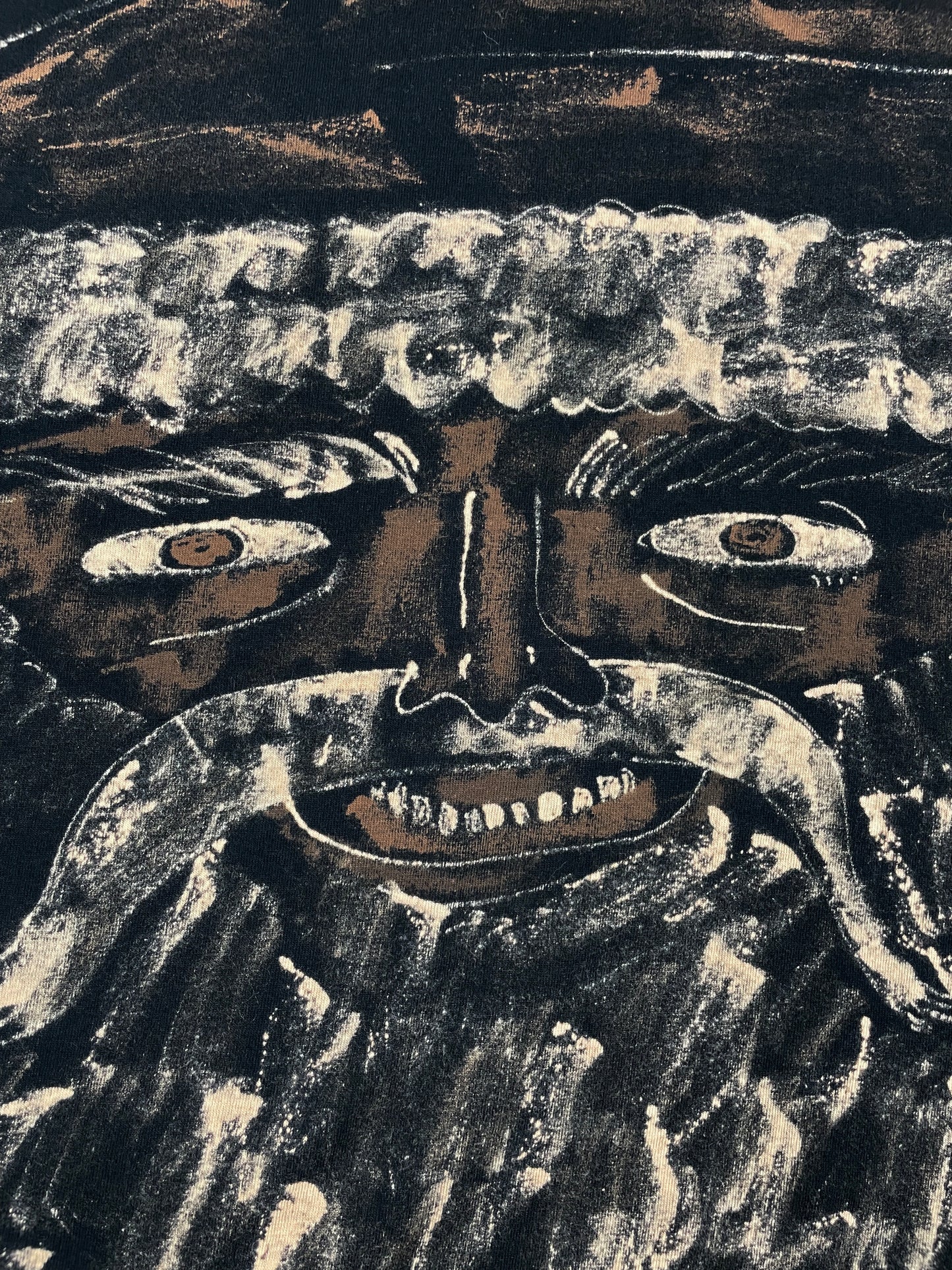 Super Mega Santa - XL Bleach-Painted T-Shirt