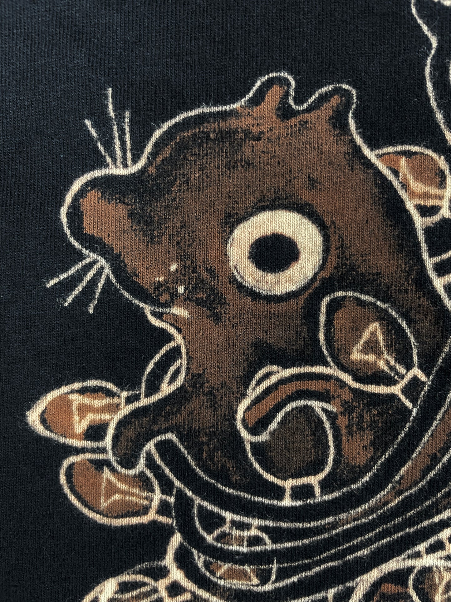 Xmas Lights - XL Bleach-Painted T-Shirt