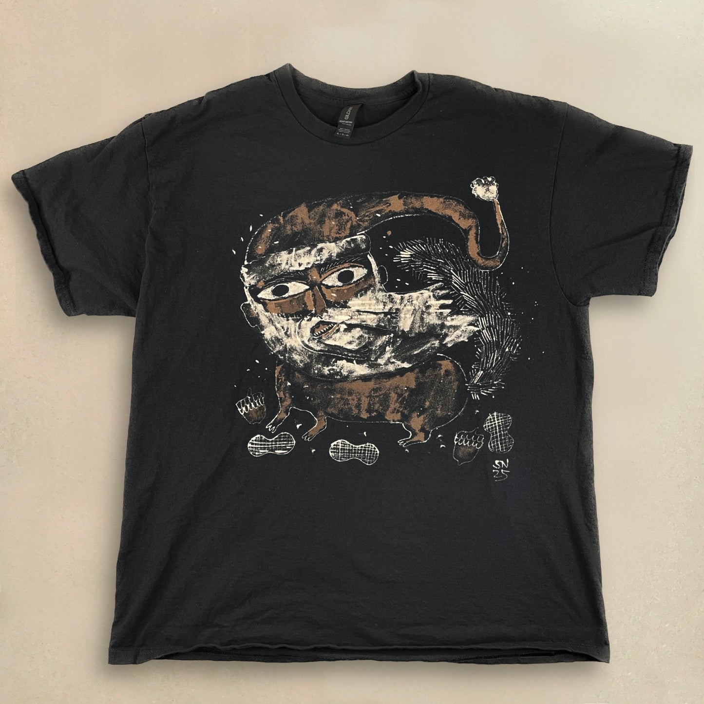 Squanta 2.0 - XL Bleach-Painted T-Shirt