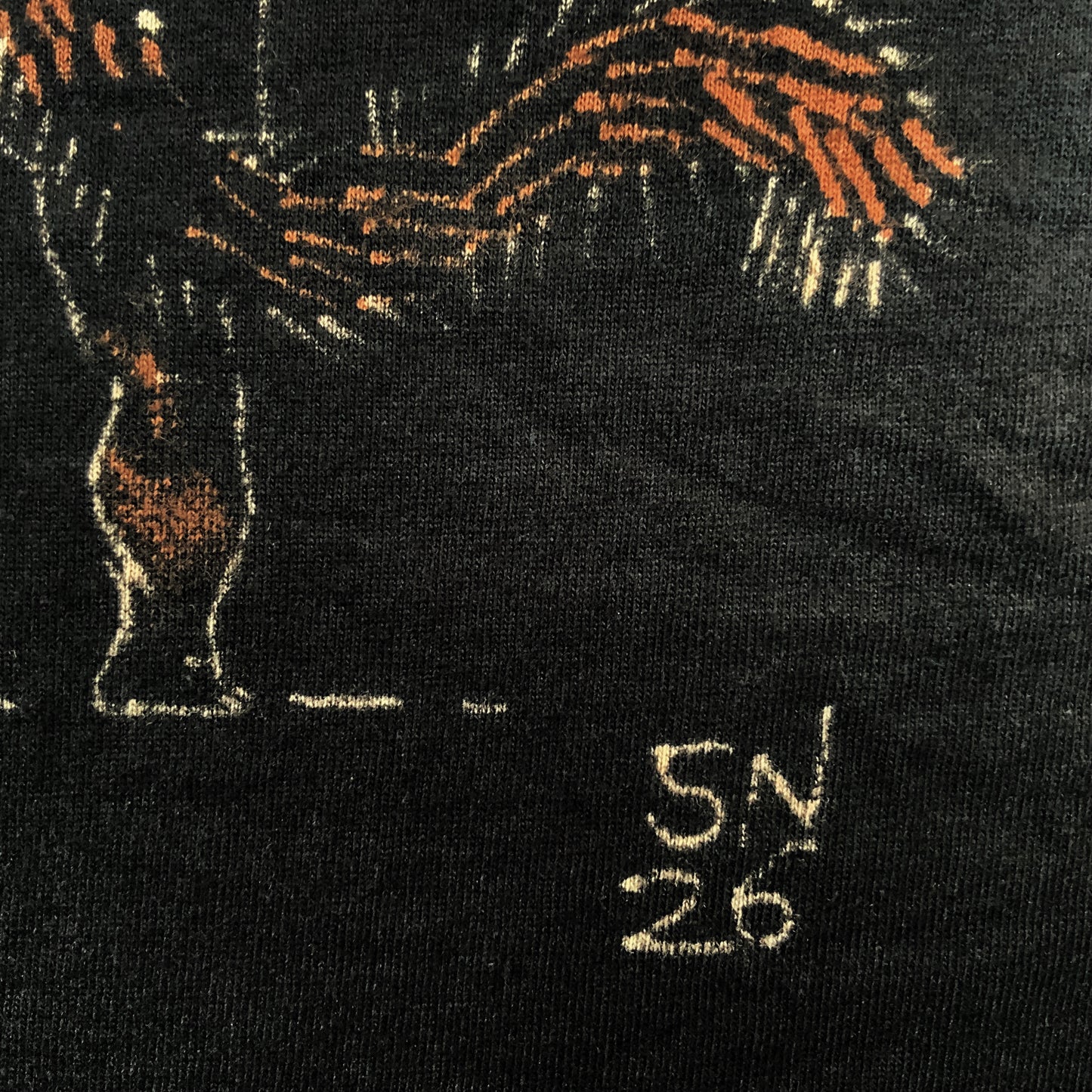Wrestling Squirrels - 2XL Bleach-Painted T-Shirt