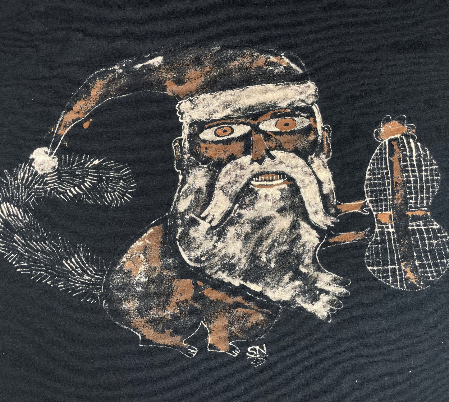 Squanta 2.0 - 2XL Bleach-Painted T-Shirt