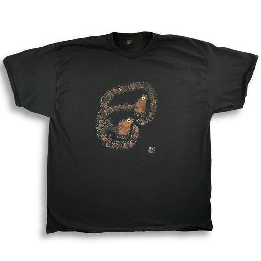 Tail Loop - 2XL Bleach-Painted T-Shirt