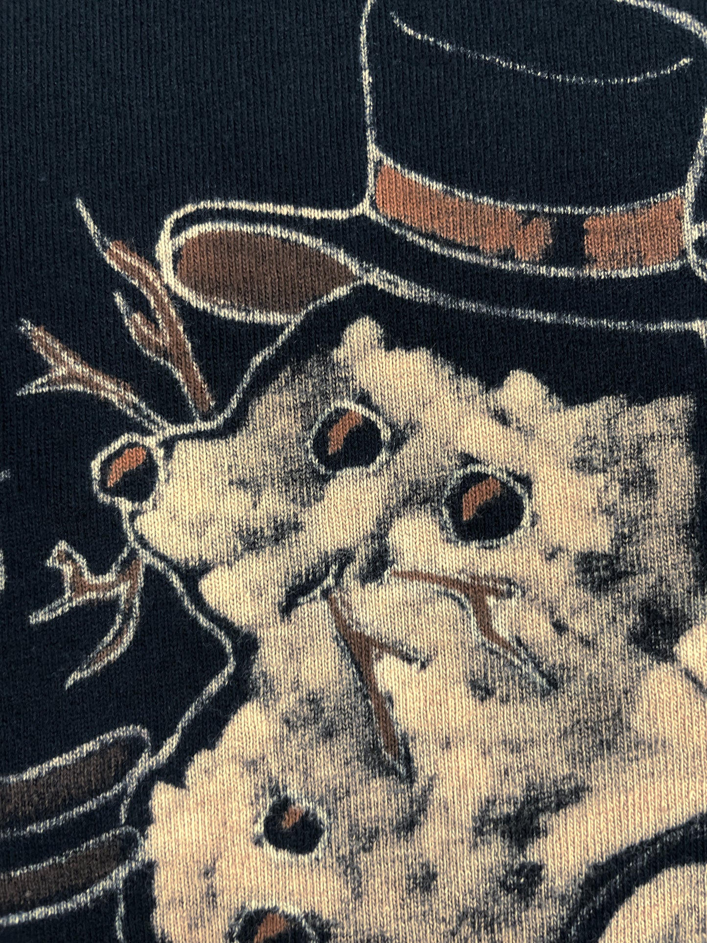 Snowsquirrel - 3XL Bleach-Painted T-Shirt