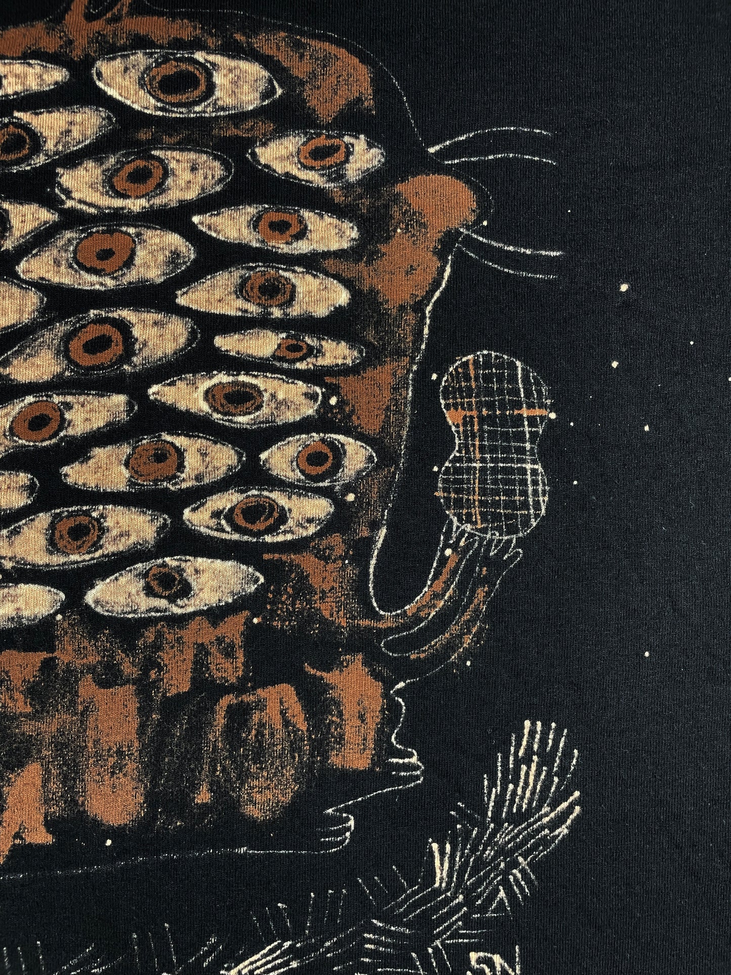 Mutated Squirrel - 3XL Bleach-Painted T-Shirt