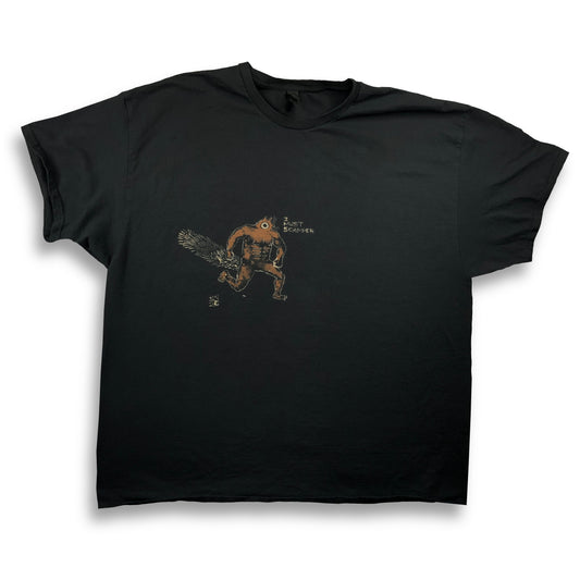 Muscle Squirrel - 3XL Bleach-Painted T-Shirt