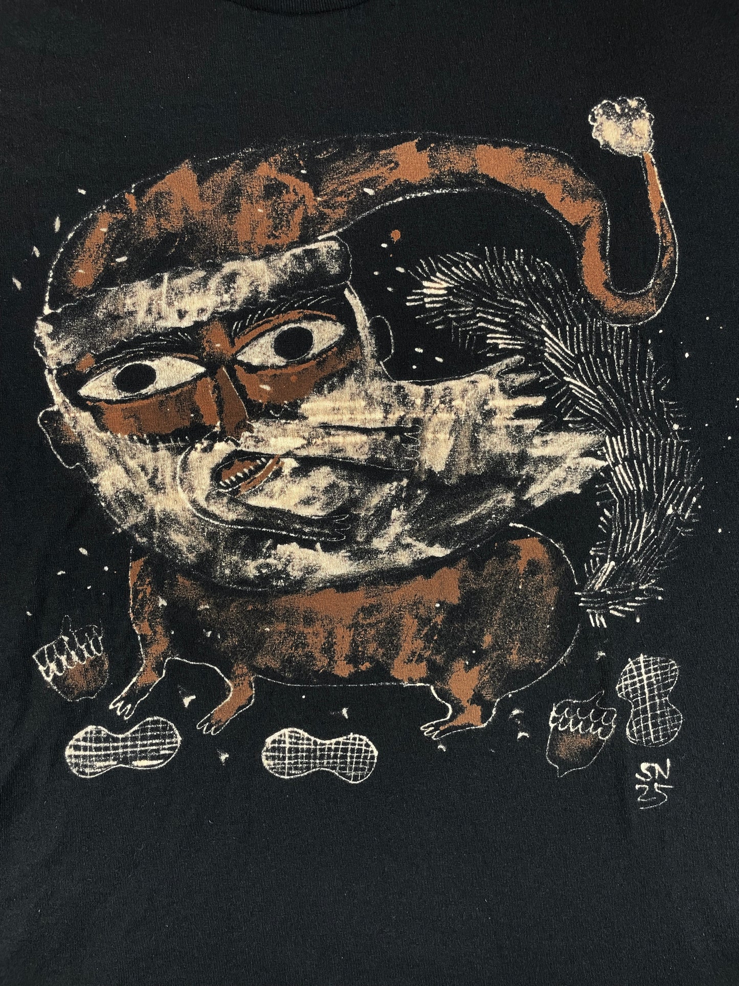 Squanta 2.0 - XL Bleach-Painted T-Shirt