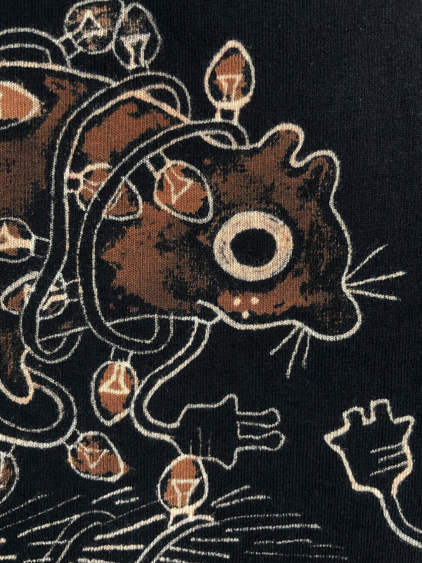 Xmas Lights - Small Bleach-Painted T-Shirt