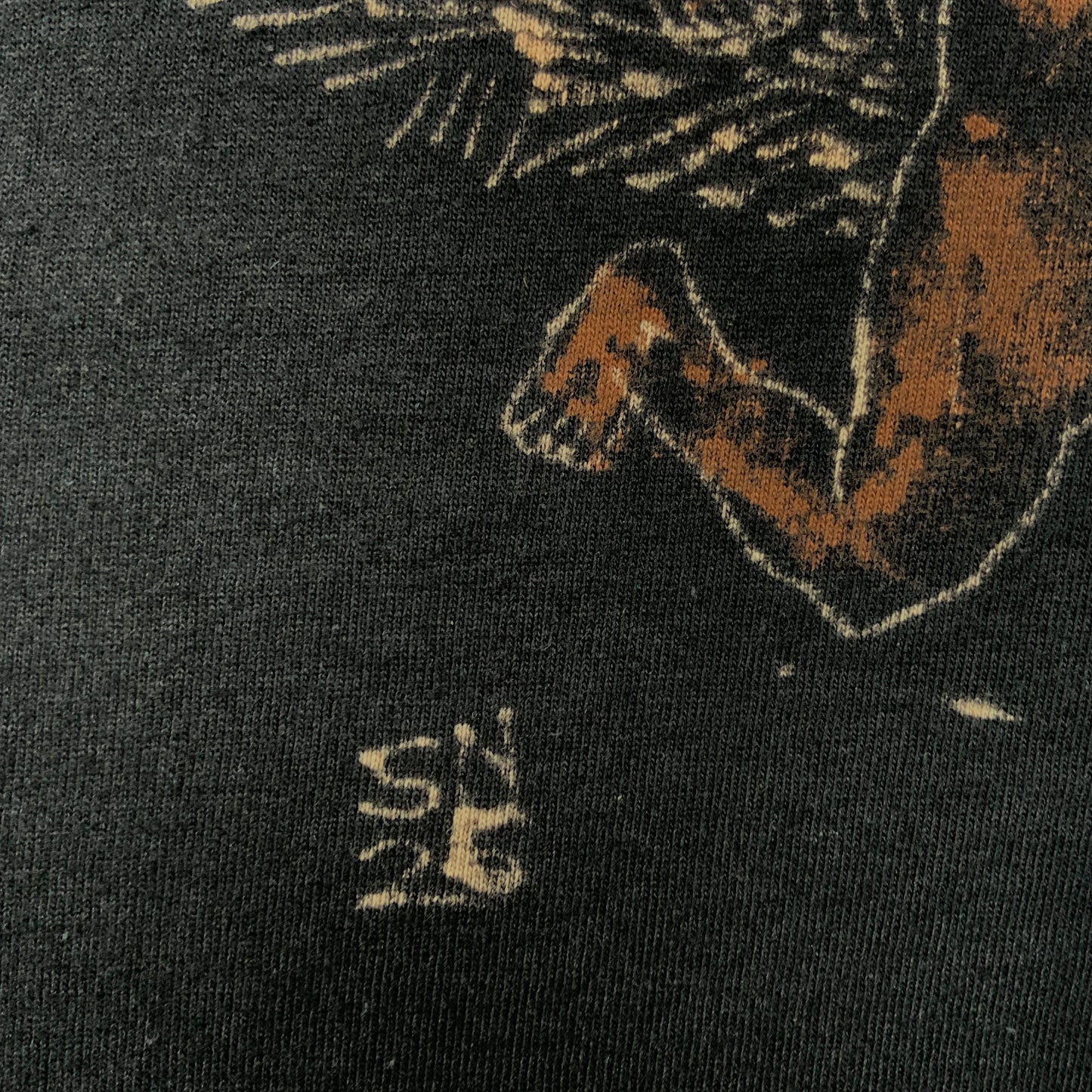 Muscle Squirrel - 3XL Bleach-Painted T-Shirt