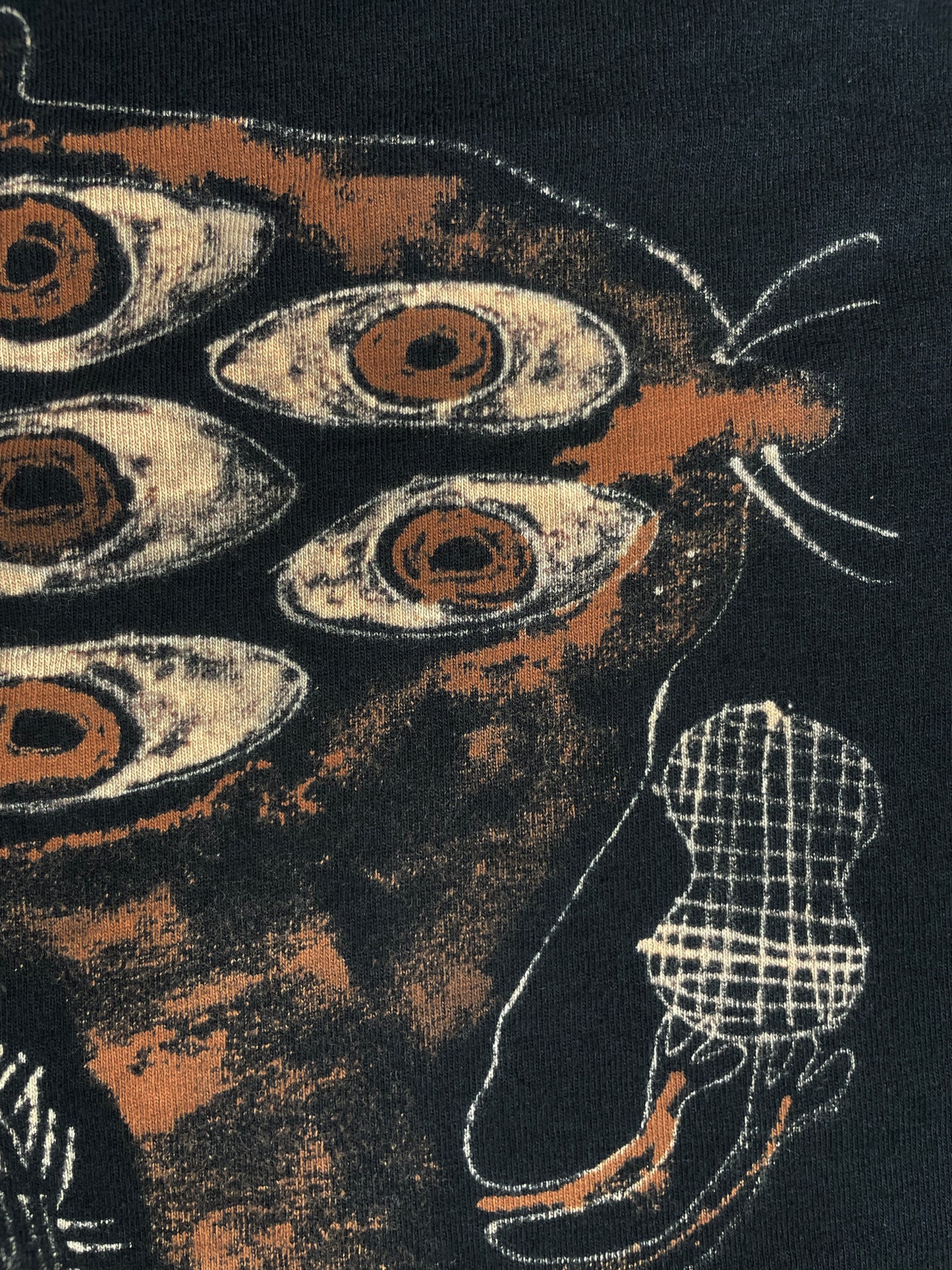 Mutated Squirrel - XL Bleach-Painted T-Shirt