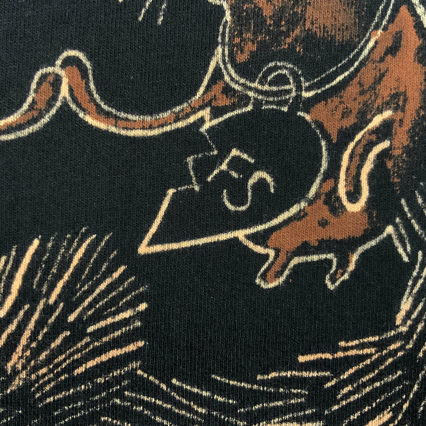 BFF Squirrels - Large Bleach-Painted T-Shirt