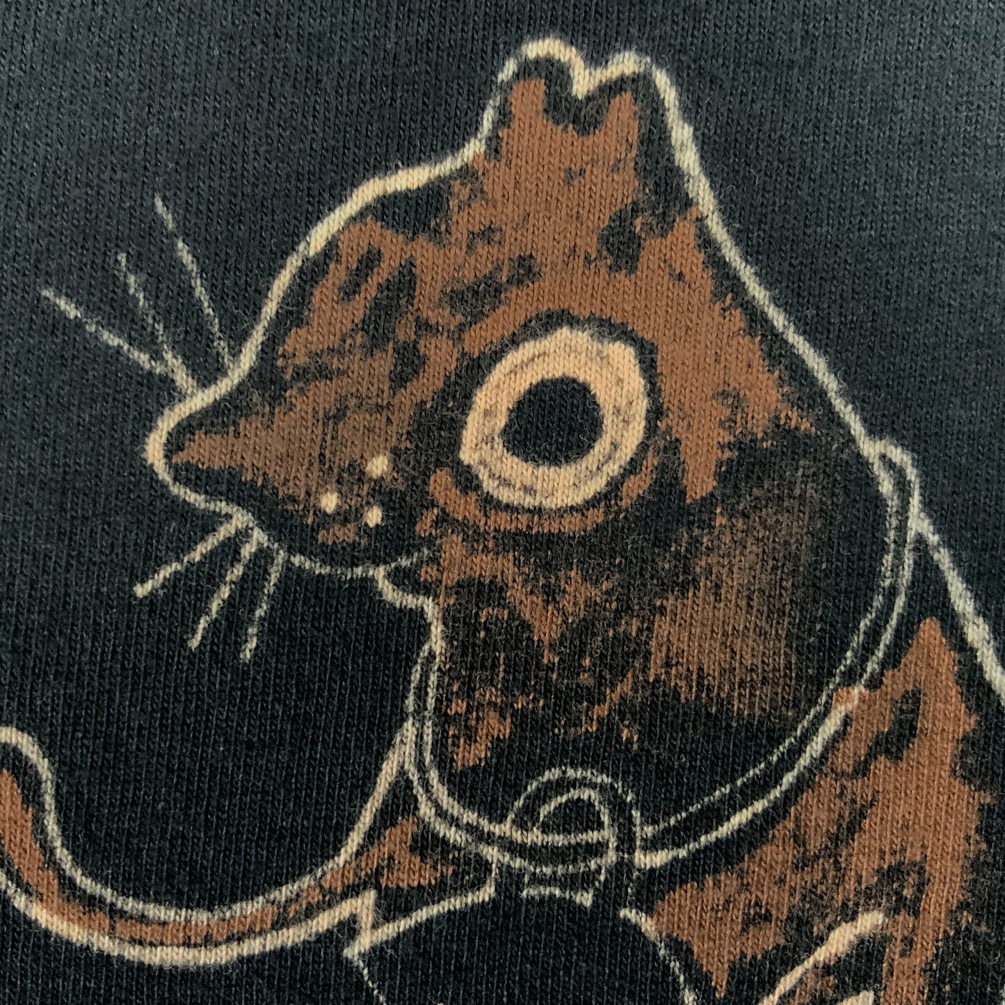 BFF Squirrels - Large Bleach-Painted T-Shirt