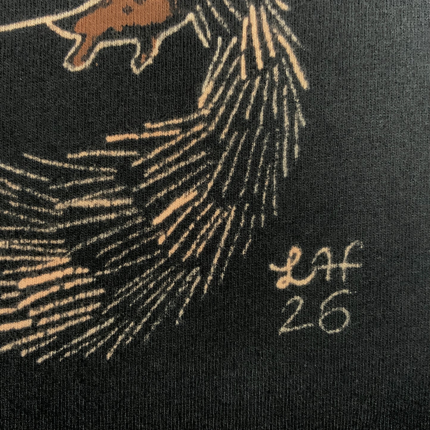 BFF Squirrels - Large Bleach-Painted T-Shirt