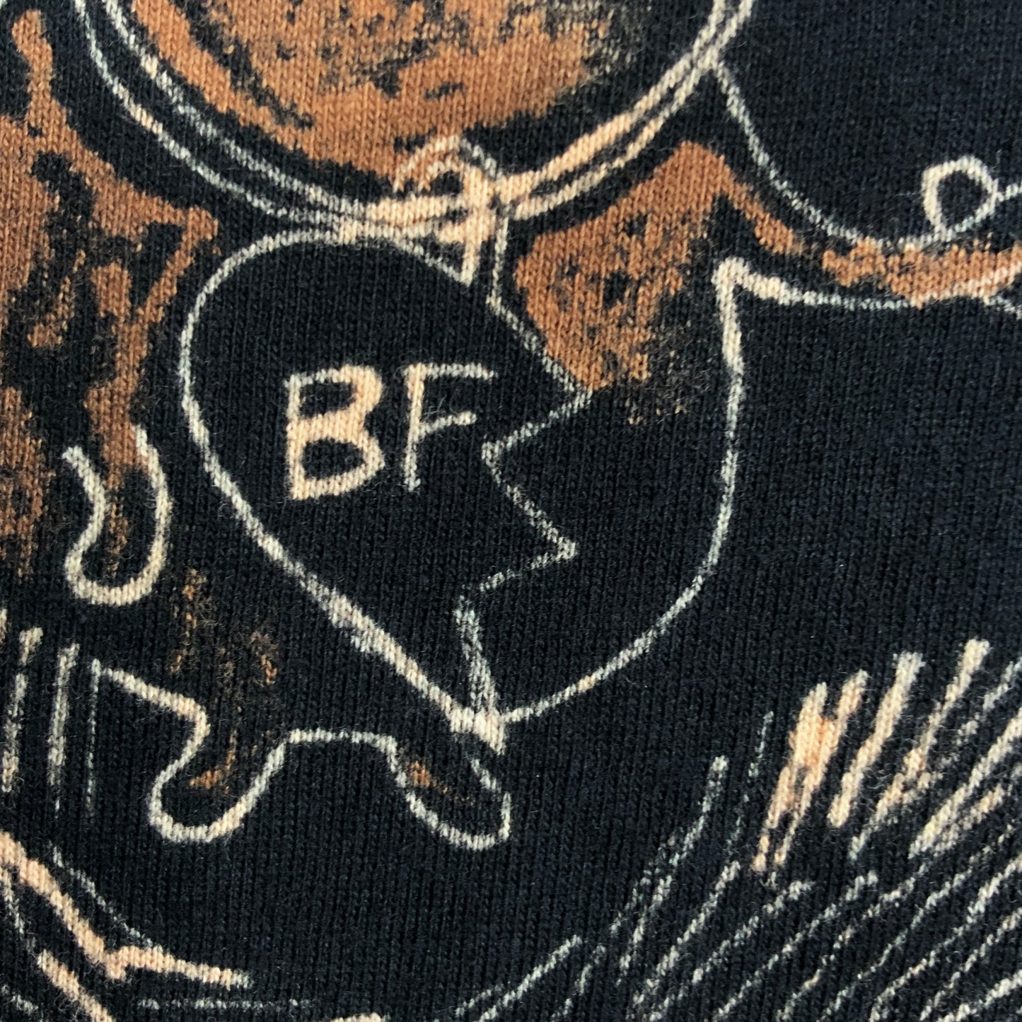 BFF Squirrels - Medium Bleach-Painted T-Shirt