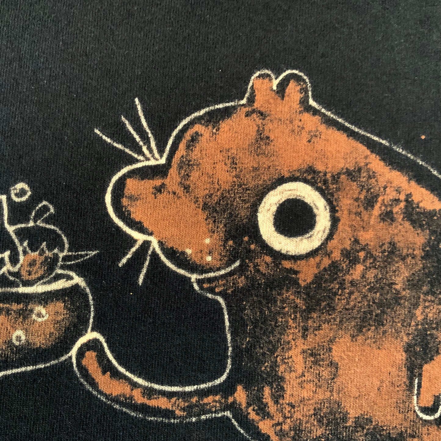 Daiquiri Squirrel - 3XL Bleach-Painted T-Shirt