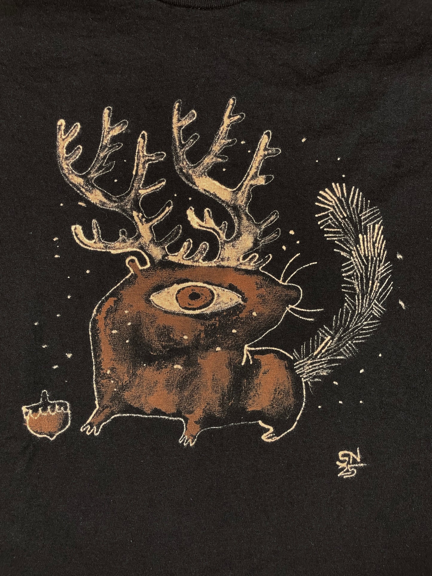 Squeindeer 2.0 - XL Bleach-Painted T-Shirt