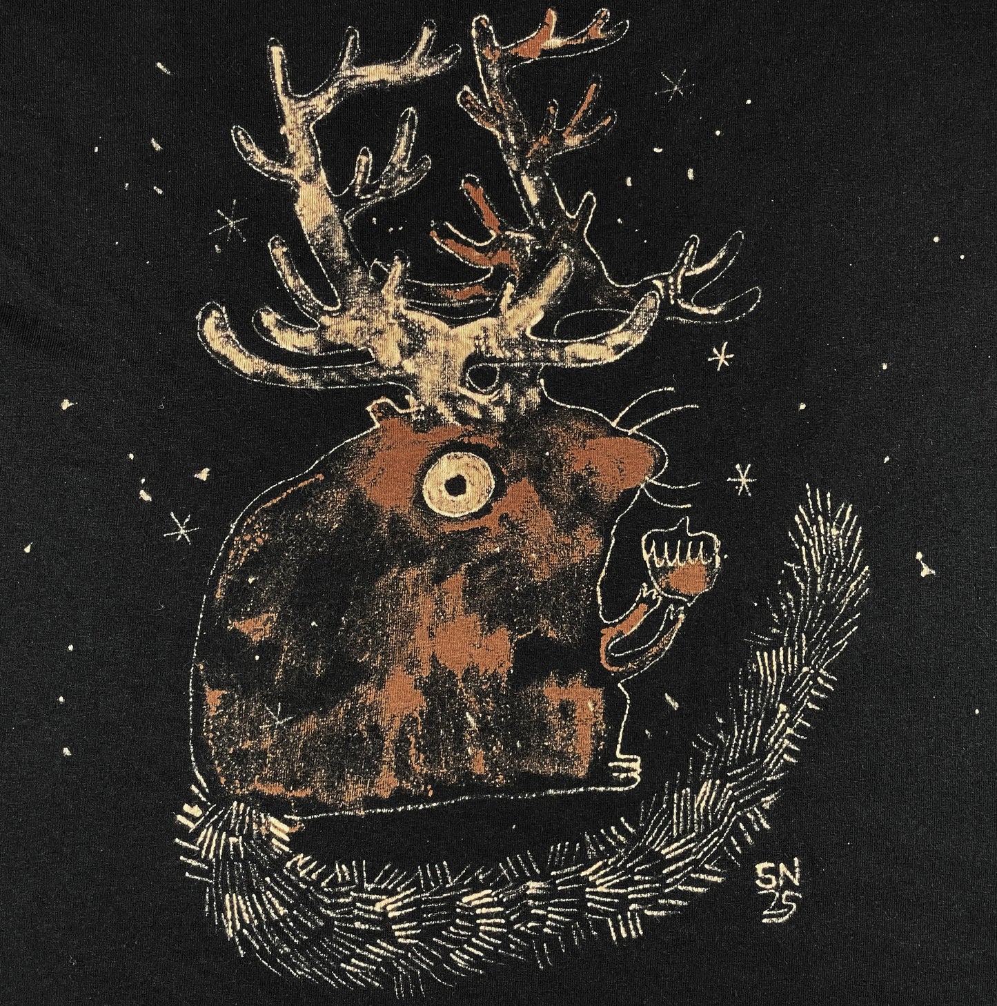 Squeindeer 2.0 - 3XL Bleach-Painted T-Shirt