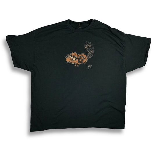 Heart Glasses Squirrel - 2XL Bleach-Painted T-Shirt
