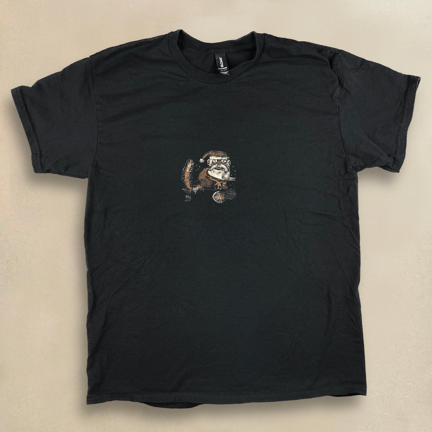 Tiny Squanta - Large Bleach-Painted T-Shirt