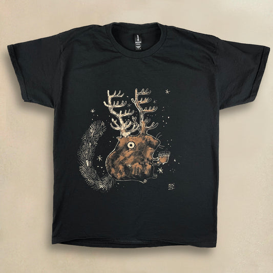Squeindeer - Large Bleach-Painted T-Shirt