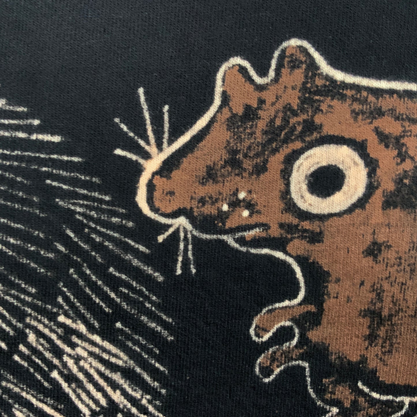 Heart Tail Squirrel - XL Bleach-Painted T-Shitt